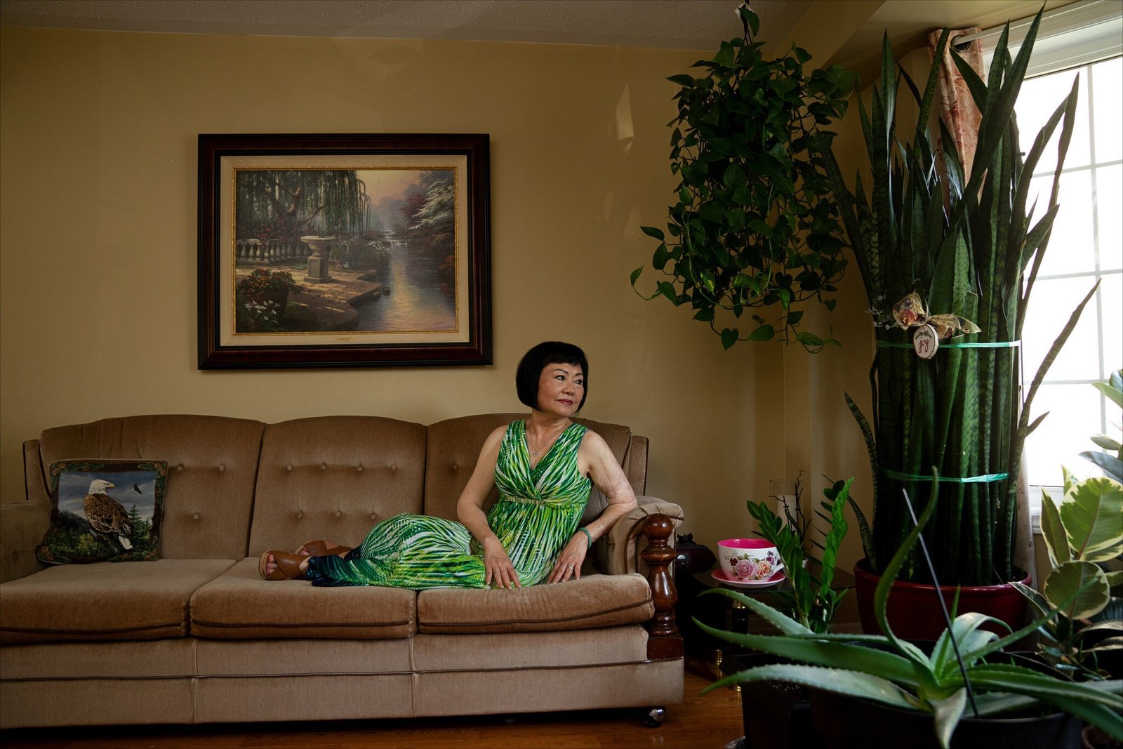 Tác giả bài viết, bà Kim Phuc, đang sống tại nhà riêng ở tỉnh Ontario, Canada. Tác quyền: May Truong cho The New York Times.